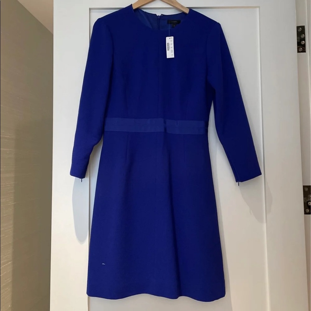 NWT Royal Blue Wool JCrew Dress